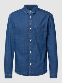 Vrijetijdsoverhemd in denimlook van Tom Tailor Denim Blauw / turquoise - 14