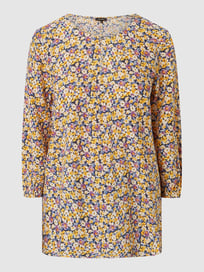 Blouseshirt van viscose  van More & More Geel - 23