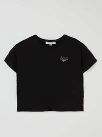 Boxy Fit T-Shirt aus Bio-Baumwolle  von Garcia Grau / Schwarz - 23