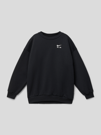 Sweatshirt mit Label-Print von Nike Grau / Schwarz - 18