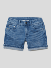 Jeansshorts mit elastischem Bund von Tom Tailor Blau / Türkis - 42