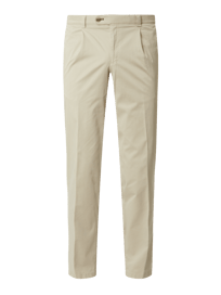 Regular Fit Chino mit Stretch-Anteil Modell 'Luis' von Eurex By Brax Weiß - 38