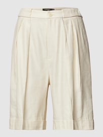 Korte chino met bandplooien van Lauren Ralph Lauren Wit - 44