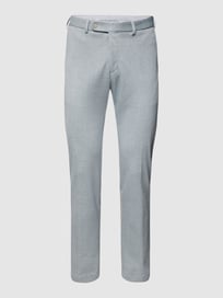 Hose mit seitlichen Eingrifftaschen Modell 'Sergio' von DIGEL Grau / Schwarz - 34
