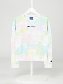 Sweatshirt im Batik-Look  von CHAMPION Weiß - 36