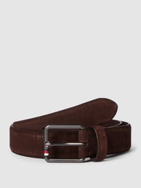 Ledergürtel mit Strukturmuster von Tommy Hilfiger Braun - 20