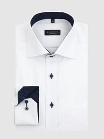 Comfort Fit Business-Hemd aus Oxford von Eterna Weiß - 8