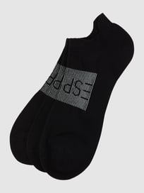 Sneakersocken mit Stretch-Anteil im 3er-Pack  von Esprit Grau / Schwarz - 11
