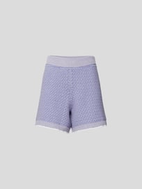 Shorts in Grobstrick-Optik von Barrie Lila - 2