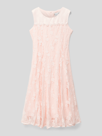Kleid mit floraler Spitze von Happy Girls Rosa - 38