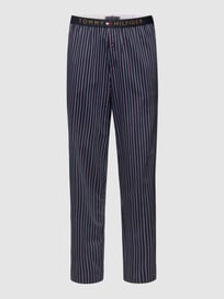 Pyjama-Hose mit Streifenmuster von Tommy Hilfiger Blau / Türkis - 26
