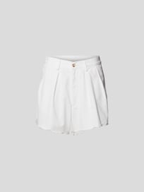 Jeansshorts im Distressed-Look von Denimist Weiß - 1
