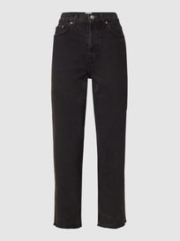 Straight fit Jeans met franjes, model 'Pax' van BDG Urban Outfitters Grijs / zwart - 16
