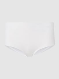 Onderbroek met stretch - naadloos, model 'Invisible Cotton' van Hanro Wit - 23