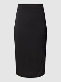 PLUS SIZE midirok van Evoked Vila, model 'VIBORNEO' van Evoked Vila Grijs / zwart - 12