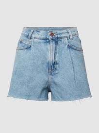 Korte bermuda met 5-pocketmodel van REVIEW Blauw / turquoise - 36