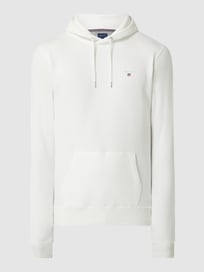 Hoodie van katoenmix van Gant Wit - 3