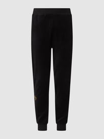 Jogpants aus Samtcord  von SERGIO TACCHINI Grau / Schwarz - 34