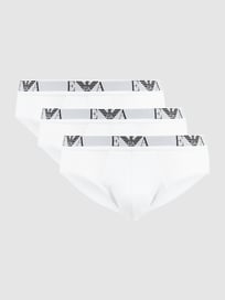 Set van drie slips van Emporio Armani Wit - 41