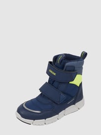 Boots met klittenbandsluiting, model 'Flexyper' - waterdicht van Geox Blauw / turquoise - 30