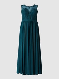 PLUS SIZE Abendkleid mit Strasssteinen  von My Mascara Curves Grün - 41