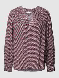 Blouse met all-over motief van Tommy Hilfiger Wit - 45