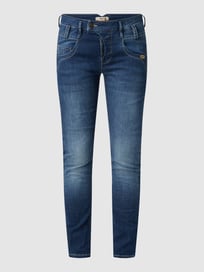 Deep Crotch Fit Jeans mit Viskose-Anteil Modell 'Marge' von Gang Blau / Türkis - 35
