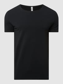 T-Shirt mit Stretch-Anteil  von Skiny Grau / Schwarz - 11
