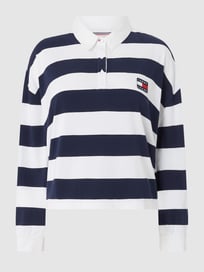 PLUS SIZE Cropped Rugby-Shirt aus Bio-Baumwolle  von Tommy Jeans Curve Rot - 21