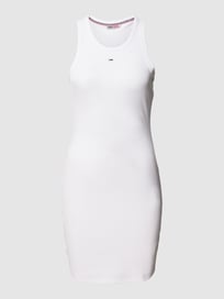 Mini-jurk met labelstitching van Tommy Jeans Wit - 7