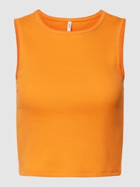 Korte top met ronde hals, model 'KERRY' van Only Oranje - 27