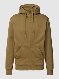 Sweatjack met labelstitching, model 'Premium' van G-Star Raw Groen - 5