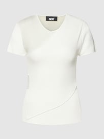 Double Layer Shirt in Wickel-Optik von DKNY Weiß - 1