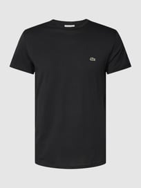 T-Shirt mit Logo-Stitching Modell 'Supima' von Lacoste Grau / Schwarz - 15