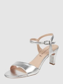 Sandalette in Metallic-Optik  von Tamaris Grau / Schwarz - 13