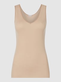 Onderhemd van katoen - naadloos, model 'Cotton Seamless' van Hanro Wit - 26
