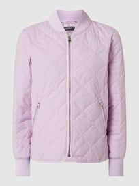 Gewatteerd jack met opstaande kraag  van Esprit Collection Paars - 36