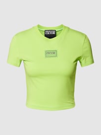 T-shirt met labelprint van Versace Jeans Couture Geel - 8