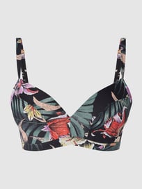 Bikinitop met verstelbare bandjes, model 'Panama' van ONeill Grijs / zwart - 45