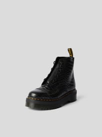 Schnürboots in Reptil-Optik von Dr.Martens Grau / Schwarz - 48