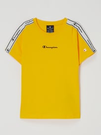 T-Shirt mit Logo-Streifen  von CHAMPION Gelb - 37
