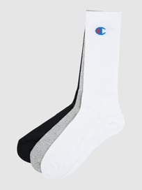Socken mit Stretch-Anteil im 3er-Pack von CHAMPION Grau / Schwarz - 13