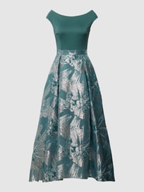 Abendkleid mit U-Boot-Ausschnitt von Swing Grün - 42