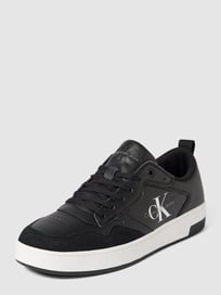 Sneakers met labeldetail, model 'BASKET CUPSOLE' van Calvin Klein Jeans Grijs / zwart - 21