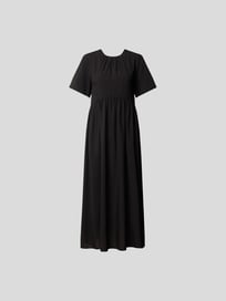 Midikleid mit Rundhalsausschnitt von Designers Remix Grau / Schwarz - 12