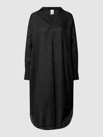 Blousejurk met V-hals van tonno & panna Grijs / zwart - 36