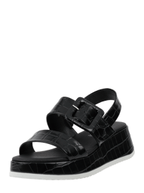 Sandalen met plateauzool  van CAFèNOIR Grijs / zwart - 26