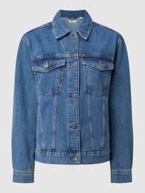 Jeansjack van katoen van Esprit Blauw / turquoise - 41