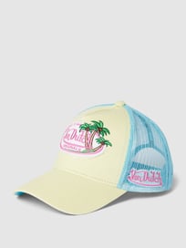 Trucker Cap mit Label-Stitching von Von Dutch Gelb - 10