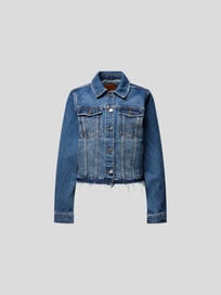 Jeansjacke mit Label-Details von Anine Bing Blau / Türkis - 40